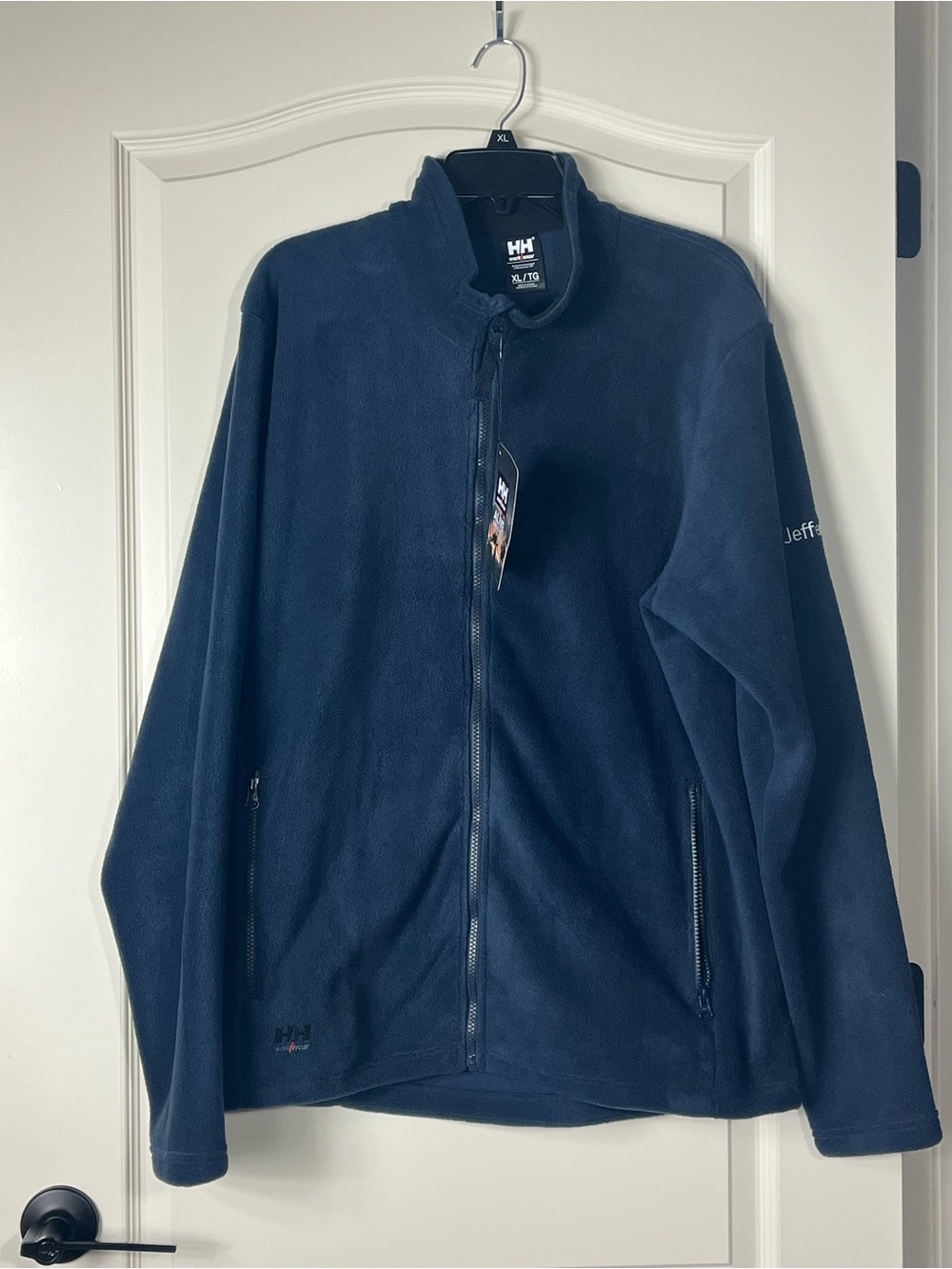 Helly Hansen Navy Fleece Jacket with Full Zip